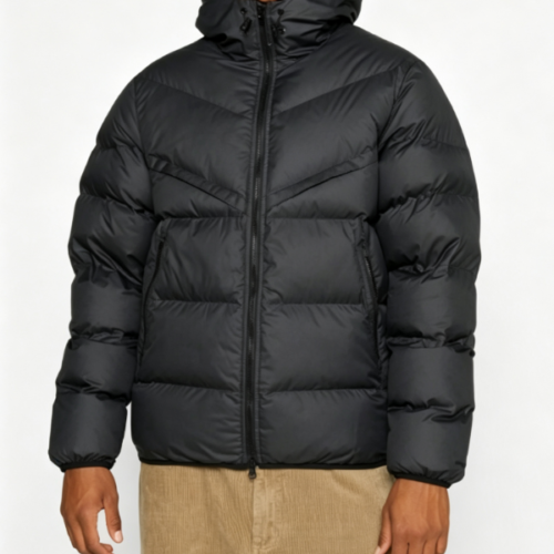 Custom Men's Primaloft Matte Oversized Puffer Puffer Jacket Black Custom Men's Primaloft Matte Oversized Puffer Puffer Jacket Black