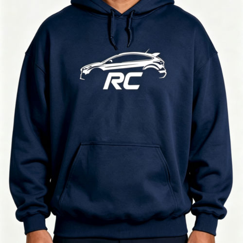 Custom Men's Performance Poly Screen Printed Oversized Pullover Hoodie Navy Custom Men's Performance Poly Screen Printed Oversized Pullover Hoodie Navy