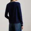 Custom Women's Wool Ribbed Cardigan - view 2 Custom Women's Wool Ribbed Cardigan - view 2