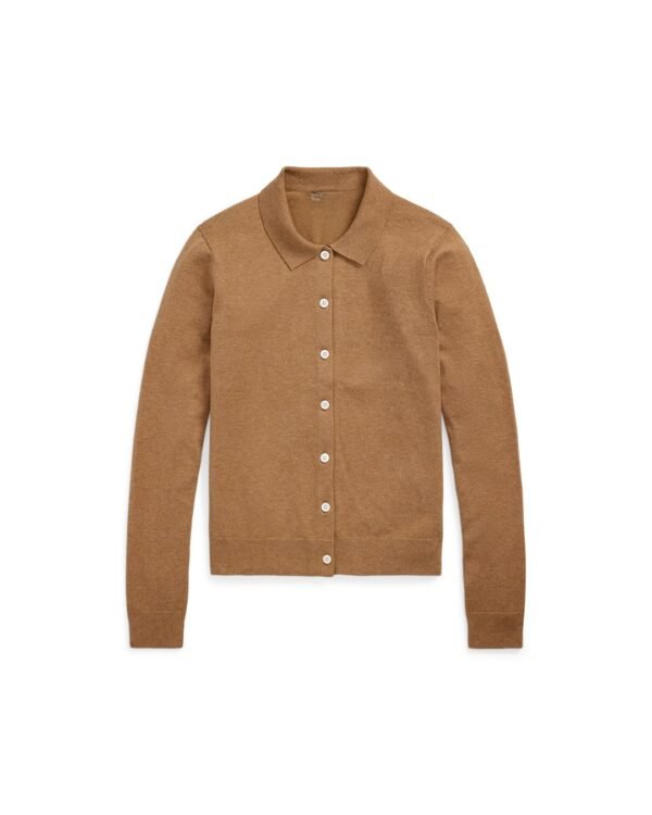 Custom Women's Wool Ribbed Oversized Cardigan - Style 2F5561 - view 2 Custom Women's Wool Ribbed Oversized Cardigan - Style 2F5561 - view 2