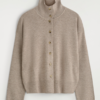 Custom Women's Wool Ribbed Oversized Cardigan - Style 3E27E1 - view 3