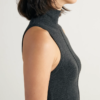 Custom Women's Cashmere Ribbed Oversized Sweater Dress - view 3 Custom Women's Cashmere Ribbed Oversized Sweater Dress - view 3