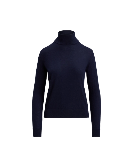 Custom Women's Wool Ribbed Slim-Fit Sweater - view 4 Custom Women's Wool Ribbed Slim-Fit Sweater - view 4