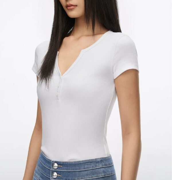 Custom Unisex Ribbed T-Shirt - view 2