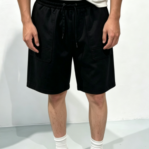 Custom Men's Black Shorts