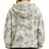 Custom Women's 400 GSM French Terry Tie-Dye Oversized Pullover Hoodie Grey - view 2