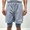 Custom Men's Washed Washed Blue Shorts Custom Men's Washed Washed Blue Shorts