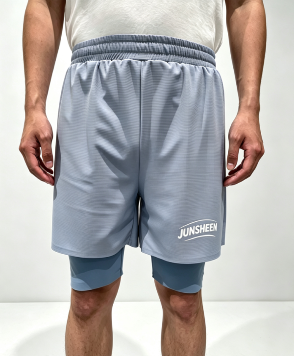 Custom Men's Washed Washed Blue Shorts Custom Men's Washed Washed Blue Shorts