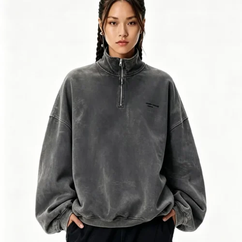 Custom Women's Zip-Up Sweatshirt