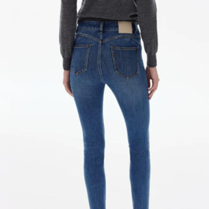 Custom Women's Organic Cotton Skinny Blue Jeans - Style 569319