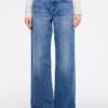 Custom Women's Organic Cotton Stone-Washed Blue Jeans - Style 218925
