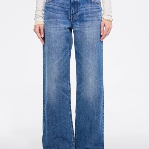 Custom Women's Organic Cotton Stone-Washed Blue Jeans - Style 218925 Custom Women's Organic Cotton Stone-Washed Blue Jeans - Style 218925