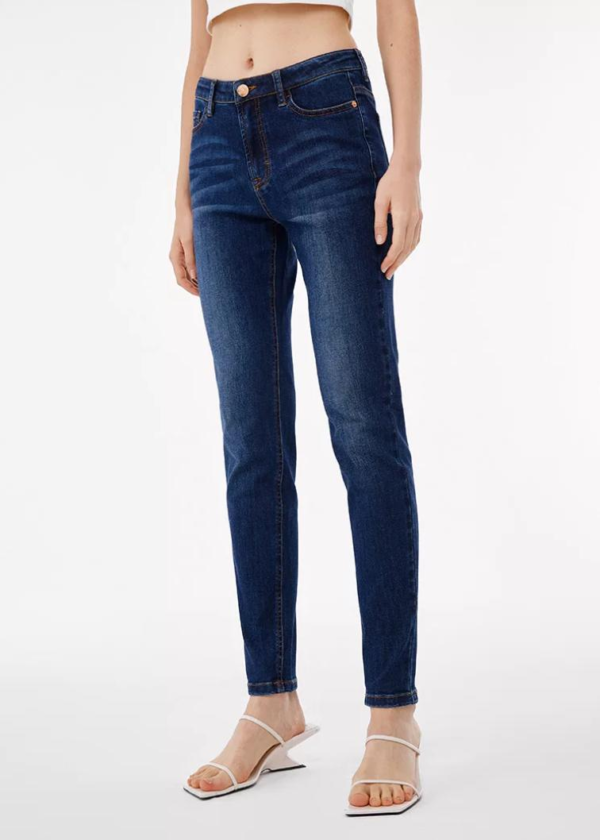 Custom Women's Organic Cotton Navy Jeans