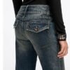 Custom Women's Stretch Denim Slim-Fit Navy Jeans - view 2