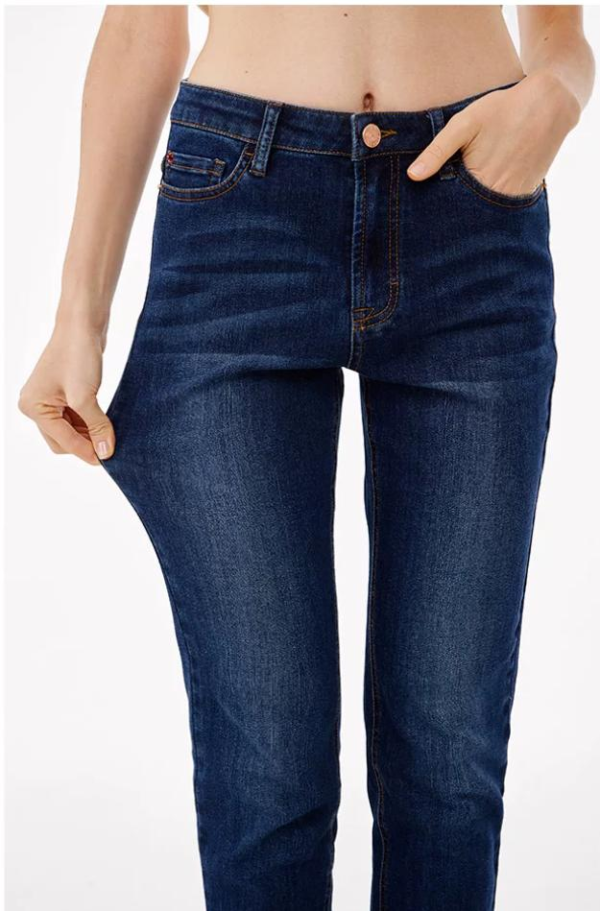 Custom Women's Organic Cotton Navy Jeans - view 3