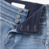 Custom Women's Organic Cotton Skinny Blue Jeans - Style D1710D - view 4