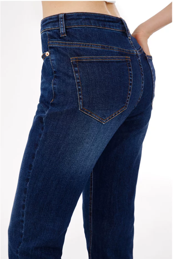 Custom Women's Organic Cotton Navy Jeans - view 4