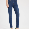 Custom Women's Stretch Denim Skinny Blue Jeans