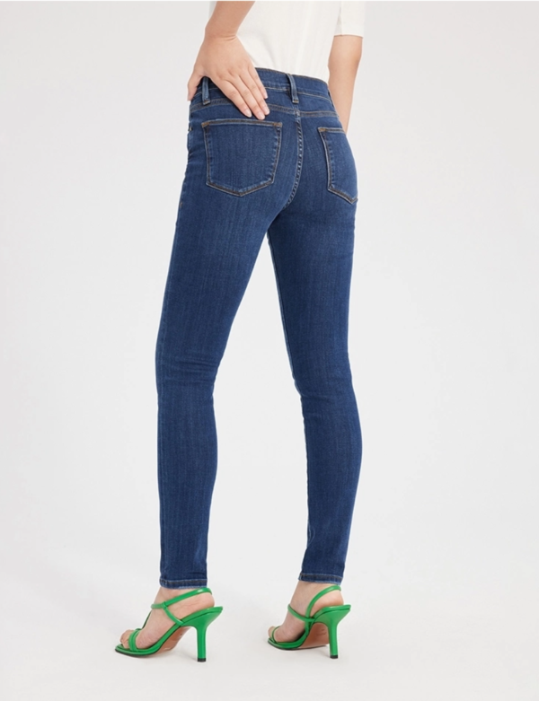 Custom Women's Stretch Denim Skinny Blue Jeans - view 2
