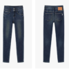 Custom Women's Denim Navy Jeans - view 3 Custom Women's Denim Navy Jeans - view 3