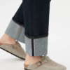 Custom Women's Organic Cotton Embroidered Baggy Navy Jeans - view 5