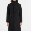 Custom Women's Down Filled Black Puffer Jacket