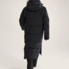 Custom Women's Down Filled Oversized Black Puffer Jacket - view 2