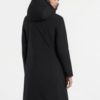 Custom Women's Down Filled Black Puffer Jacket - view 3