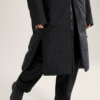 Custom Women's Down Filled Oversized Black Puffer Jacket - view 3