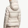 Custom Women's Down Filled Quilted Champagne Puffer Jacket - view 2